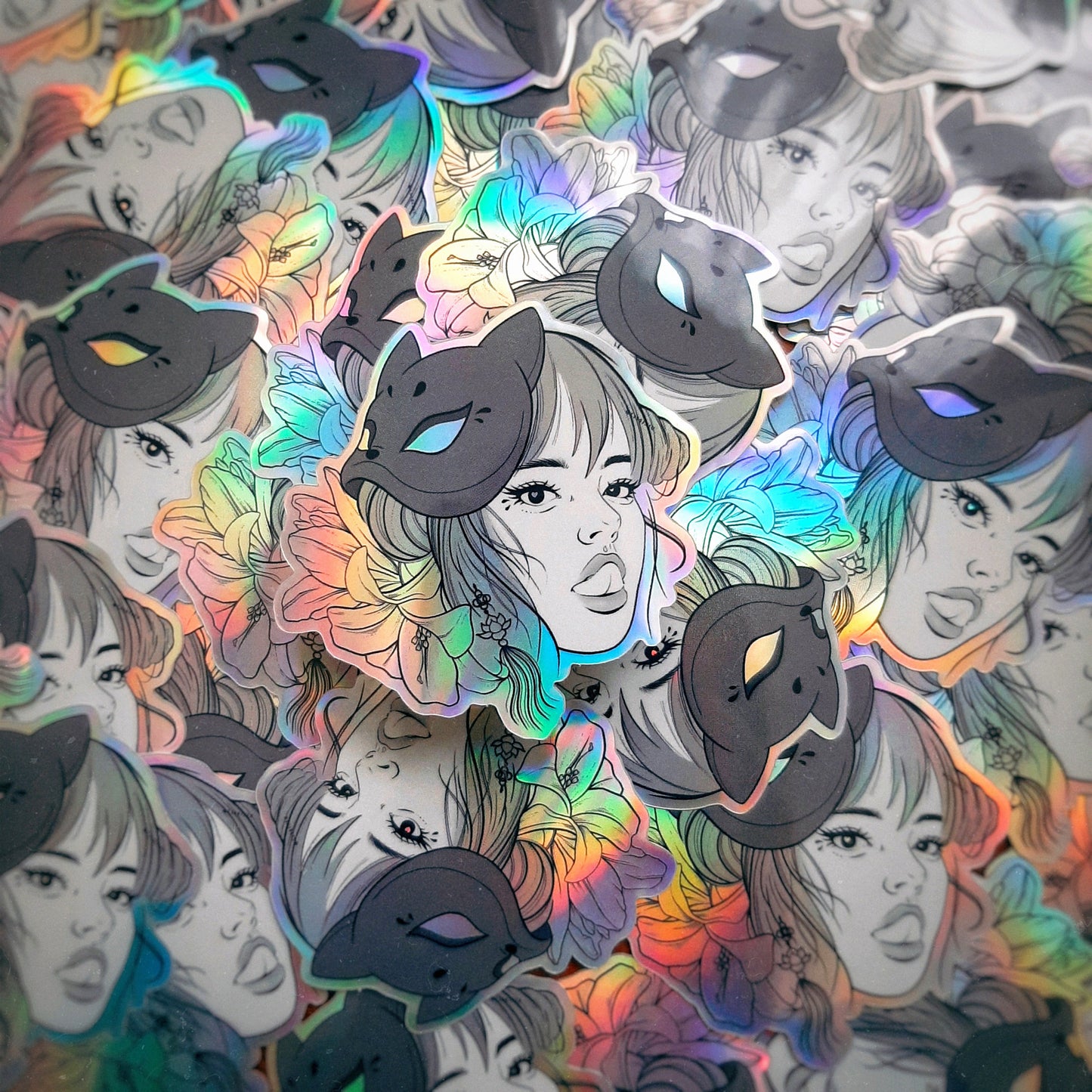 Holographic stickers