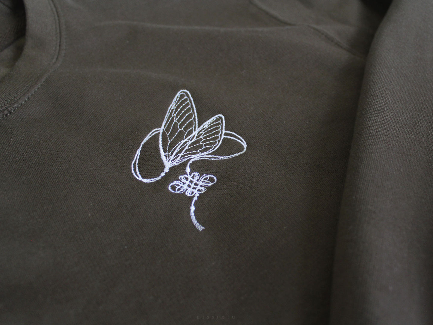 Winged Embroidered Sweatshirt