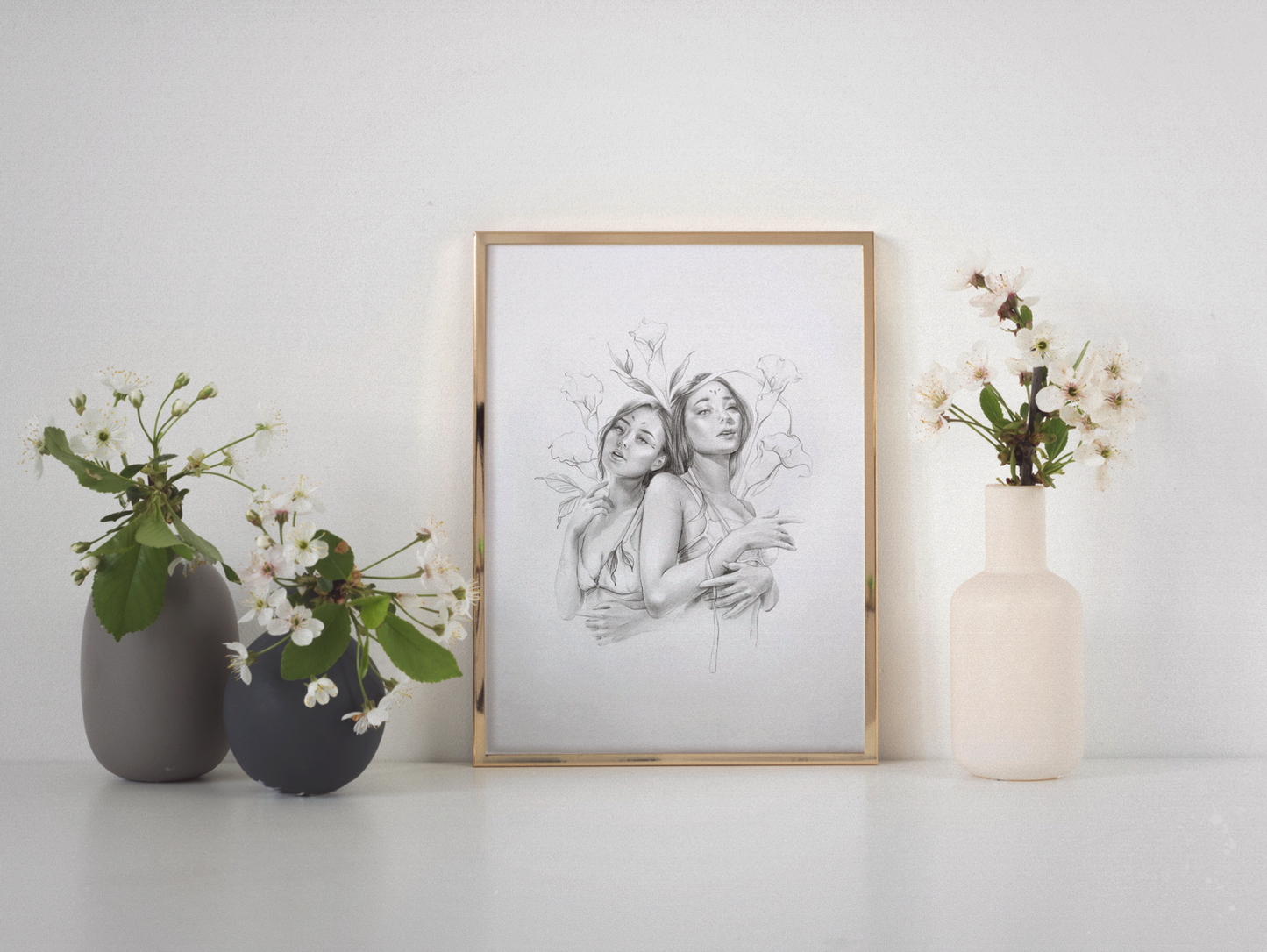 And There Were Lilies print