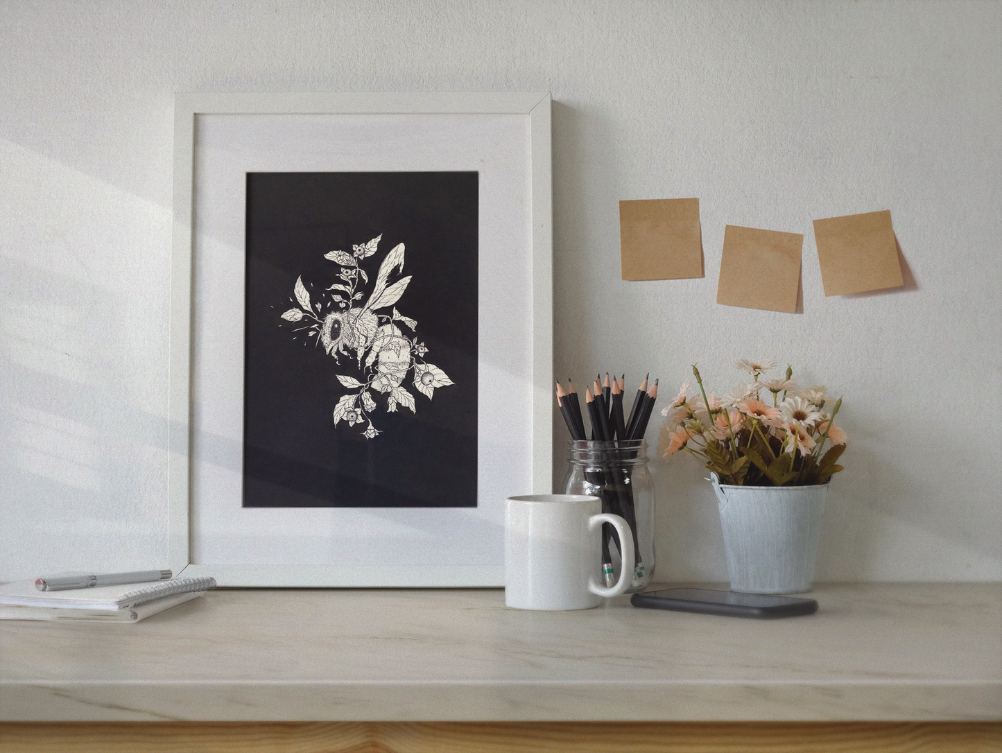 Honeybee & Belladonna print