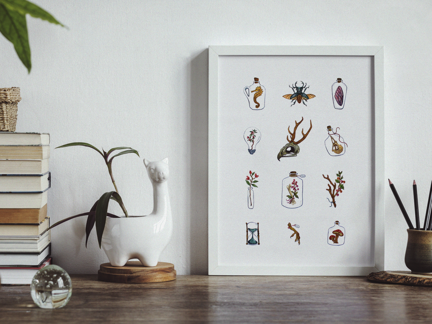 Cabinet of Curiosities print