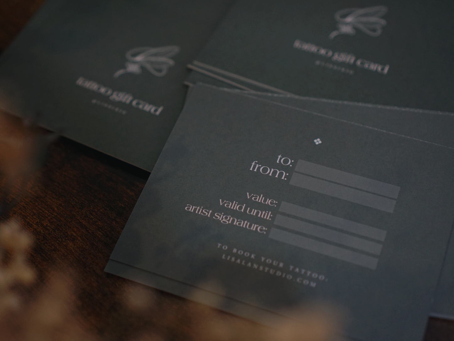 Tattoo Gift Card