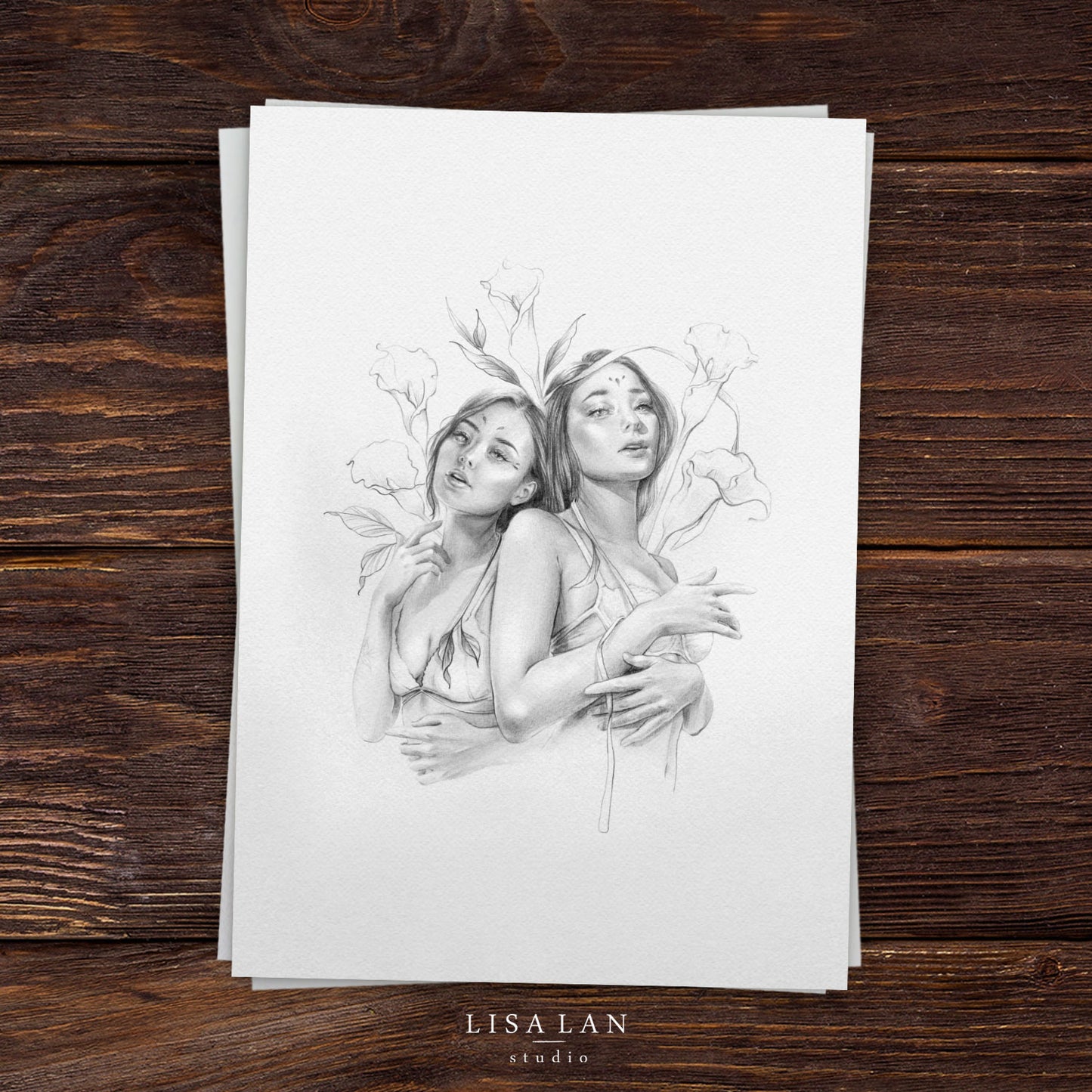 And There Were Lilies print