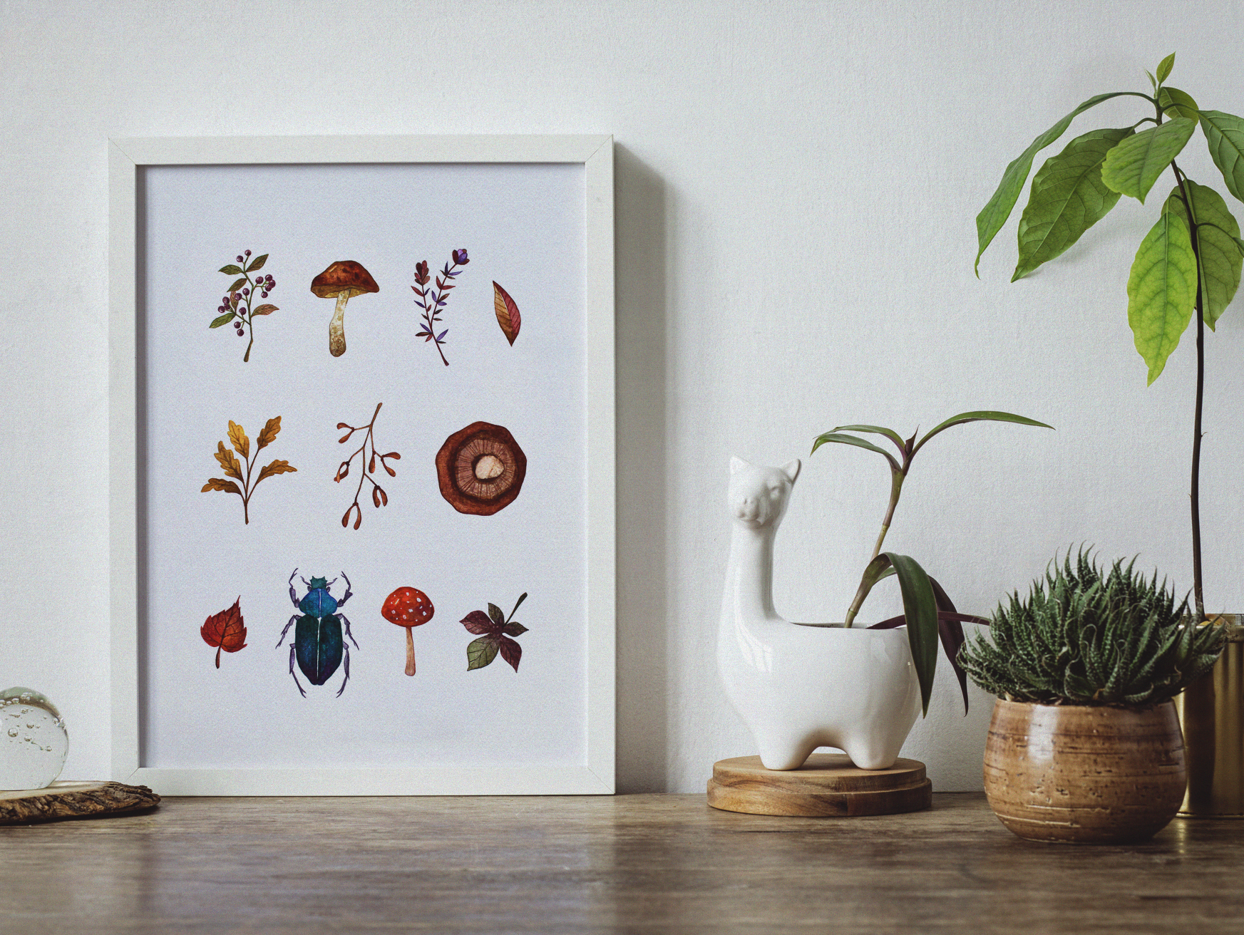 Forest Forage print