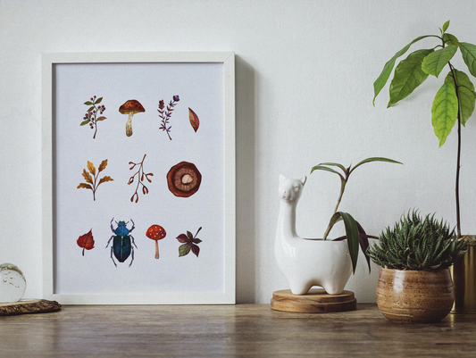 Forest Forage print