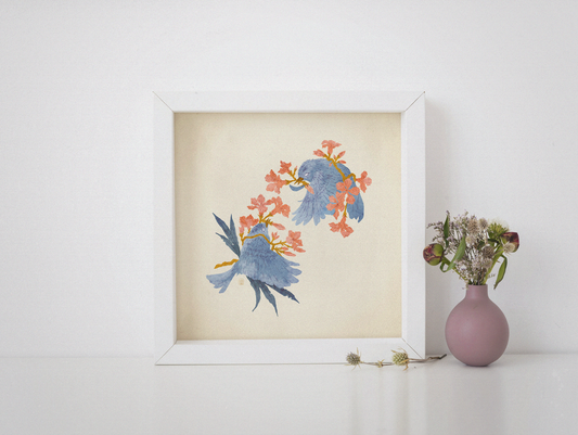 Oleander Entangled Goldcrests print