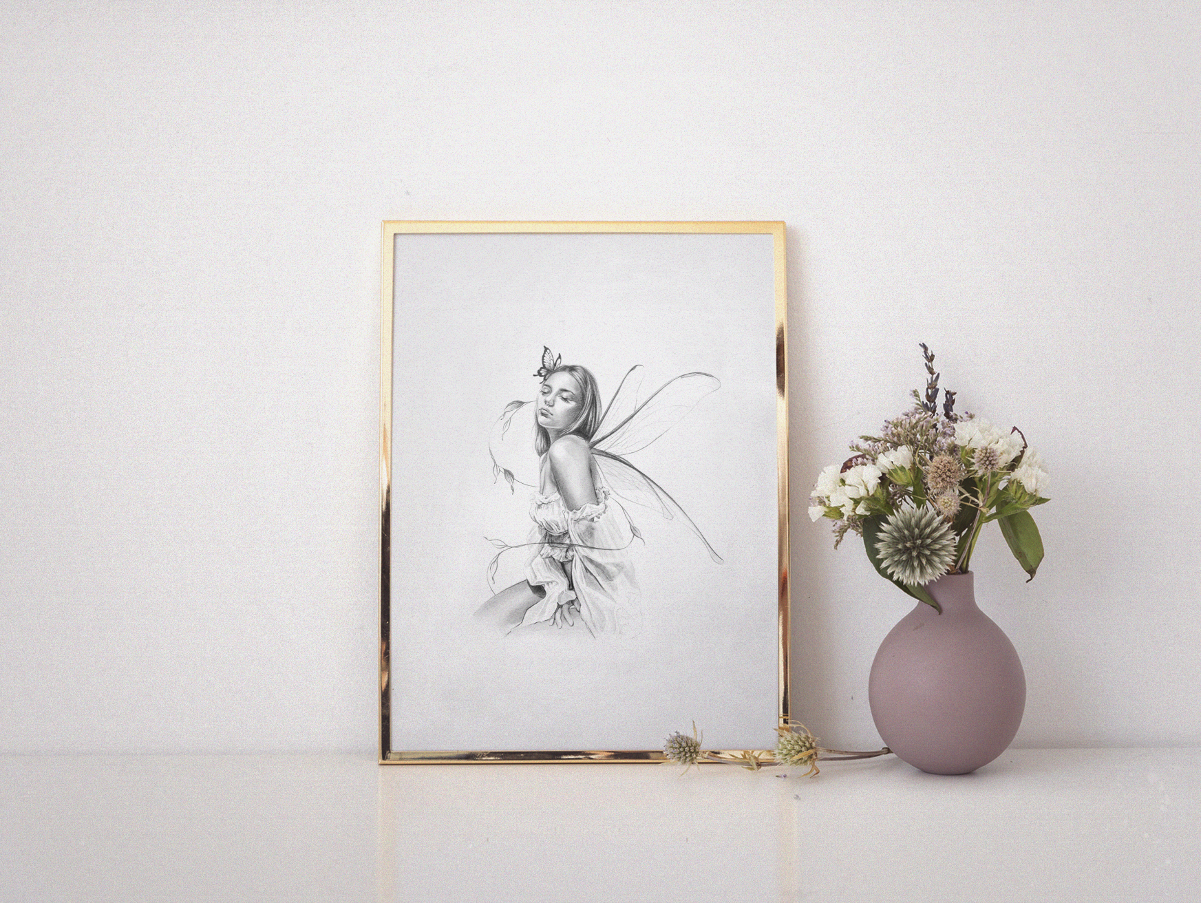 Safaa w/ Wings print