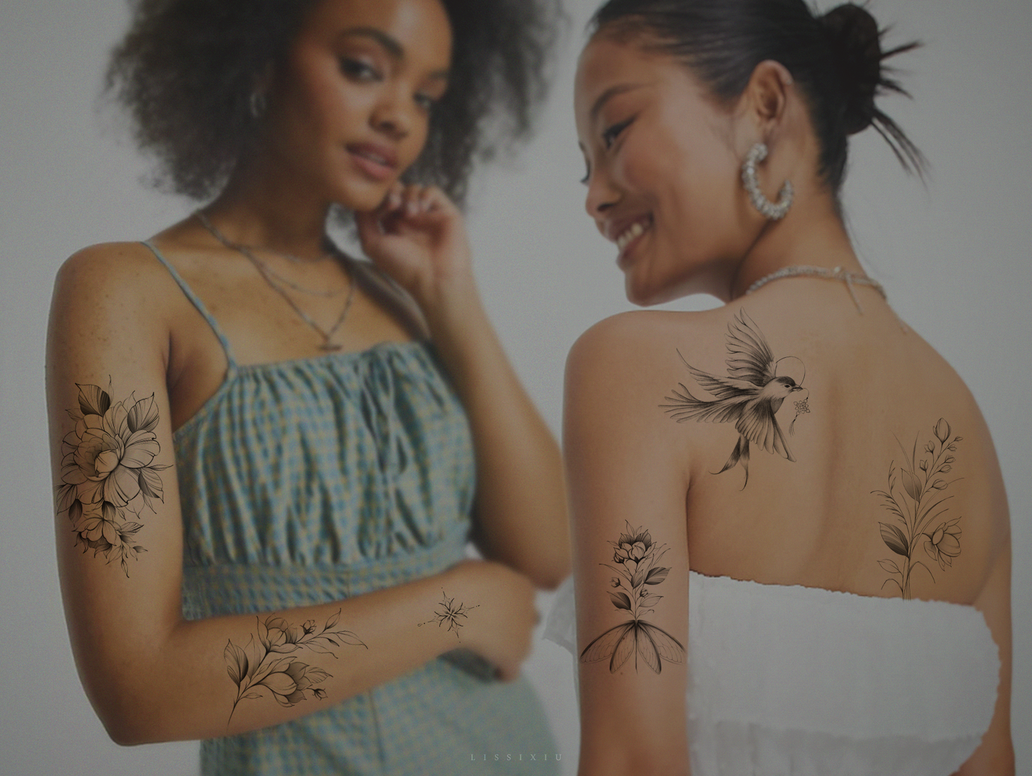 Forest Fae temporary tattoos